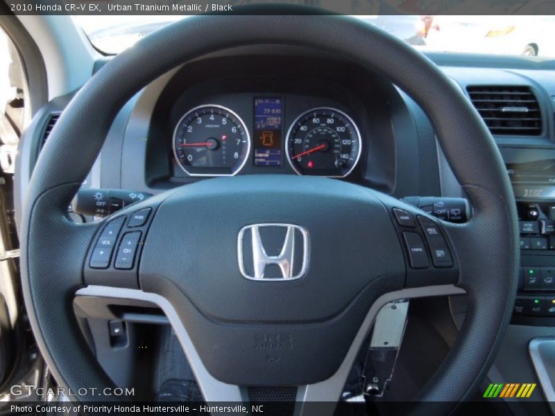 Urban Titanium Metallic / Black 2010 Honda CR-V EX