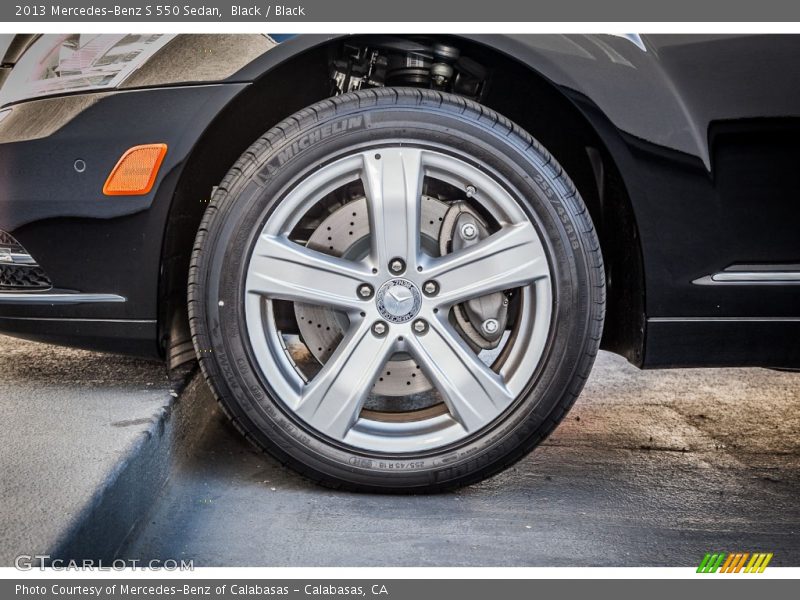 Black / Black 2013 Mercedes-Benz S 550 Sedan