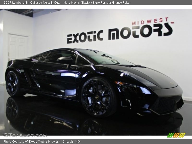 Nero Noctis (Black) / Nero Perseus/Bianco Polar 2007 Lamborghini Gallardo Nera E-Gear