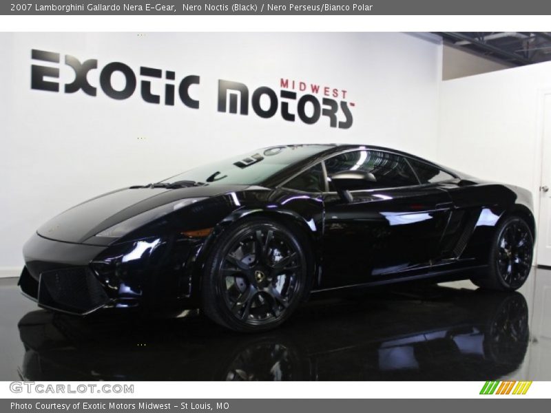Nero Noctis (Black) / Nero Perseus/Bianco Polar 2007 Lamborghini Gallardo Nera E-Gear