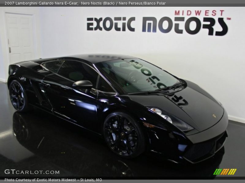 Nero Noctis (Black) / Nero Perseus/Bianco Polar 2007 Lamborghini Gallardo Nera E-Gear