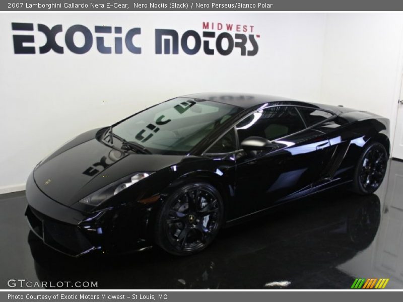 Nero Noctis (Black) / Nero Perseus/Bianco Polar 2007 Lamborghini Gallardo Nera E-Gear