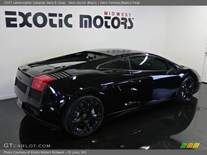 Nero Noctis (Black) / Nero Perseus/Bianco Polar 2007 Lamborghini Gallardo Nera E-Gear