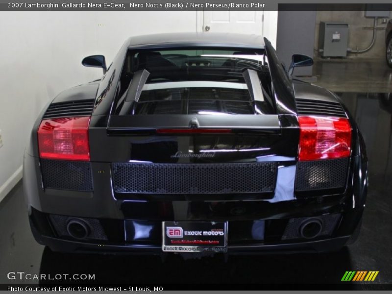 Nero Noctis (Black) / Nero Perseus/Bianco Polar 2007 Lamborghini Gallardo Nera E-Gear