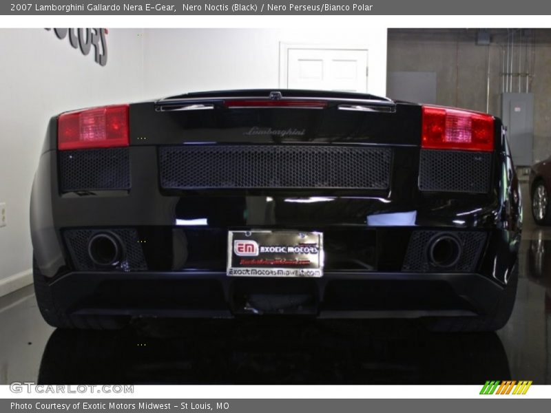 Nero Noctis (Black) / Nero Perseus/Bianco Polar 2007 Lamborghini Gallardo Nera E-Gear