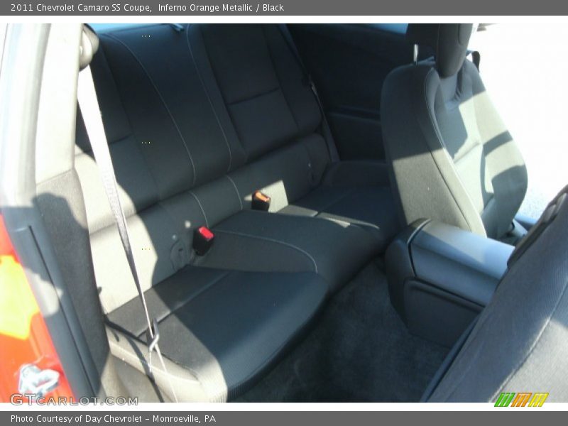 Inferno Orange Metallic / Black 2011 Chevrolet Camaro SS Coupe