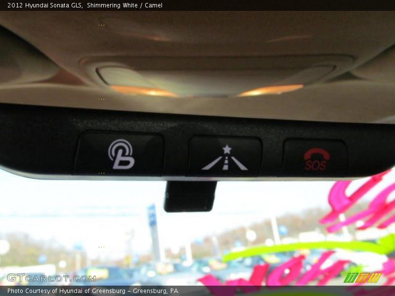 Shimmering White / Camel 2012 Hyundai Sonata GLS