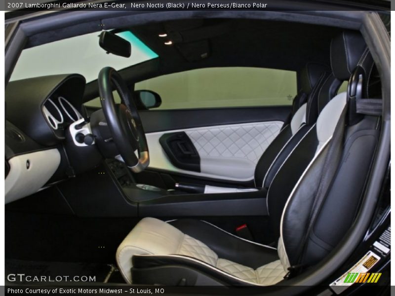  2007 Gallardo Nera E-Gear Nero Perseus/Bianco Polar Interior