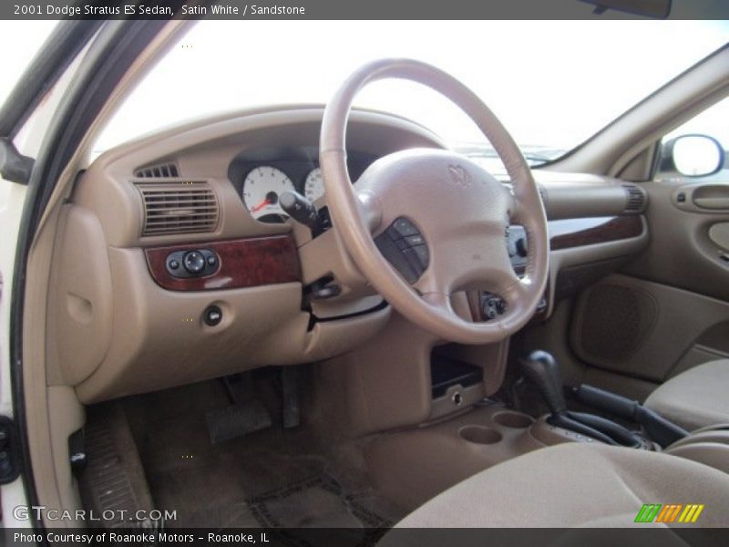 Sandstone Interior - 2001 Stratus ES Sedan 