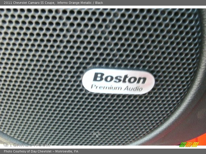 Inferno Orange Metallic / Black 2011 Chevrolet Camaro SS Coupe