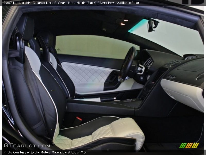  2007 Gallardo Nera E-Gear Nero Perseus/Bianco Polar Interior