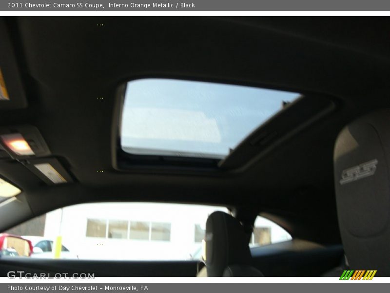 Inferno Orange Metallic / Black 2011 Chevrolet Camaro SS Coupe