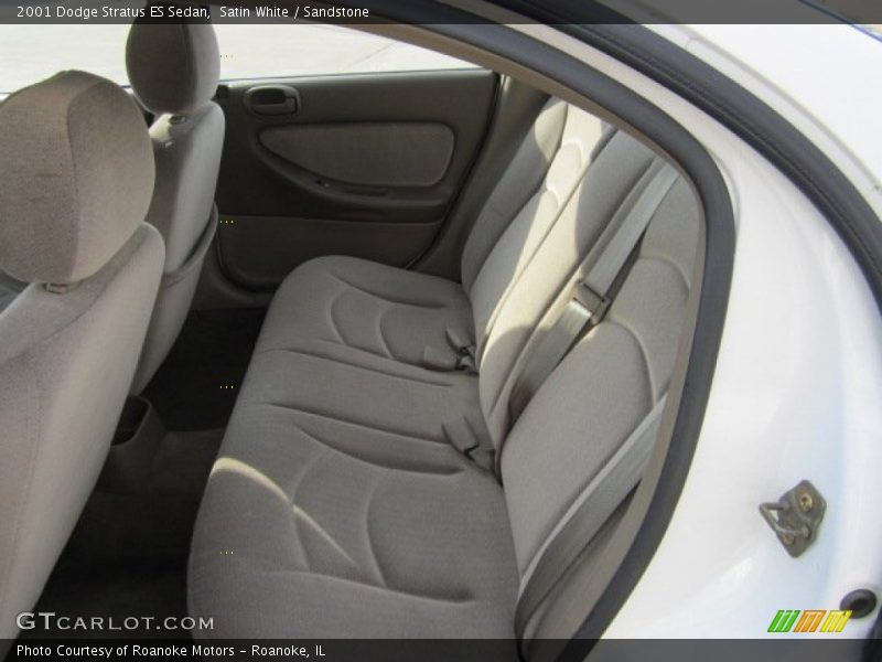 Satin White / Sandstone 2001 Dodge Stratus ES Sedan