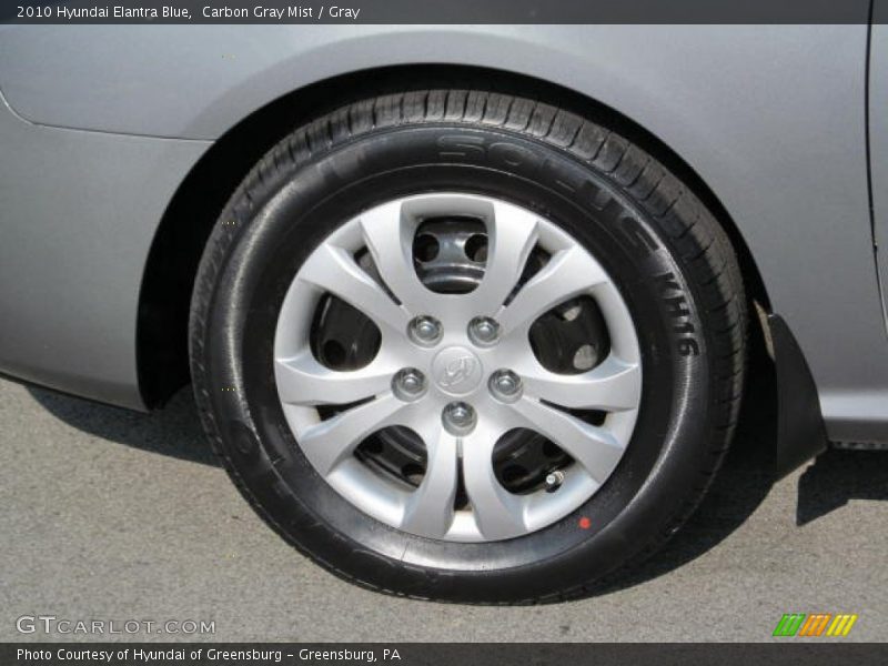 Carbon Gray Mist / Gray 2010 Hyundai Elantra Blue