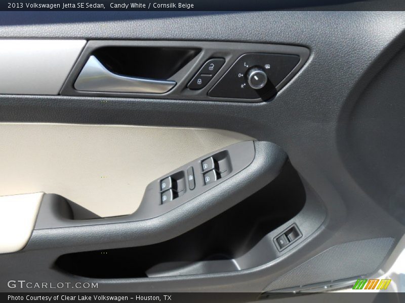 Candy White / Cornsilk Beige 2013 Volkswagen Jetta SE Sedan