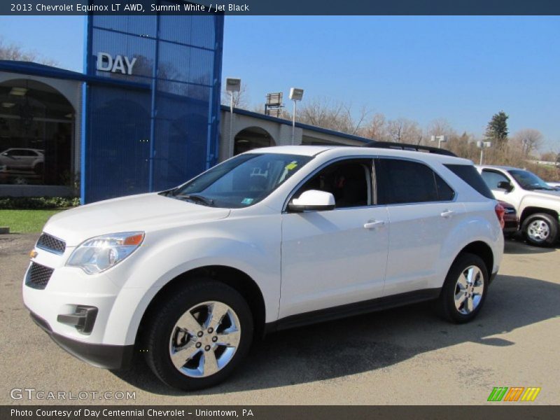 Summit White / Jet Black 2013 Chevrolet Equinox LT AWD