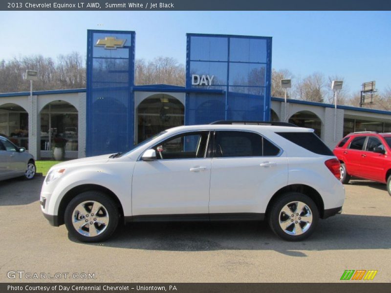 Summit White / Jet Black 2013 Chevrolet Equinox LT AWD