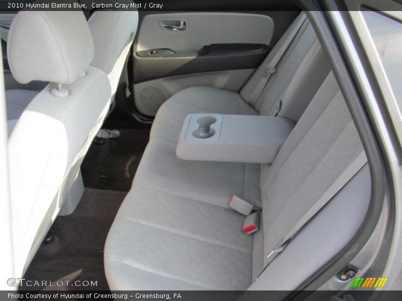 Carbon Gray Mist / Gray 2010 Hyundai Elantra Blue