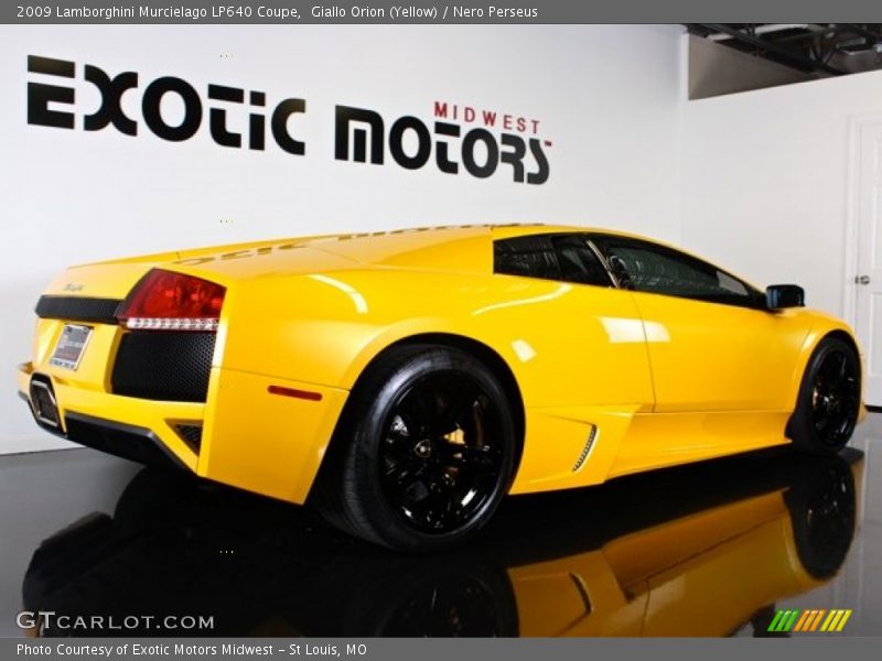 Giallo Orion (Yellow) / Nero Perseus 2009 Lamborghini Murcielago LP640 Coupe