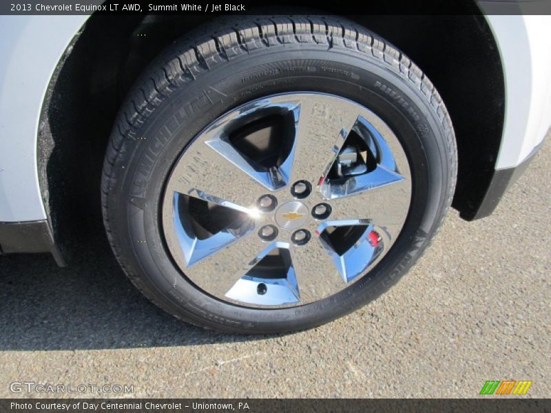 Summit White / Jet Black 2013 Chevrolet Equinox LT AWD
