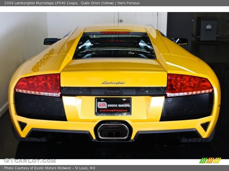 Giallo Orion (Yellow) / Nero Perseus 2009 Lamborghini Murcielago LP640 Coupe