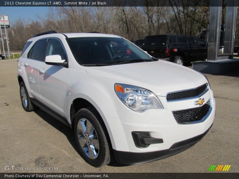 Summit White / Jet Black 2013 Chevrolet Equinox LT AWD