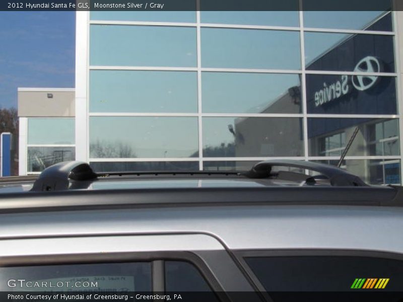 Moonstone Silver / Gray 2012 Hyundai Santa Fe GLS