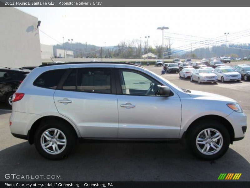 Moonstone Silver / Gray 2012 Hyundai Santa Fe GLS