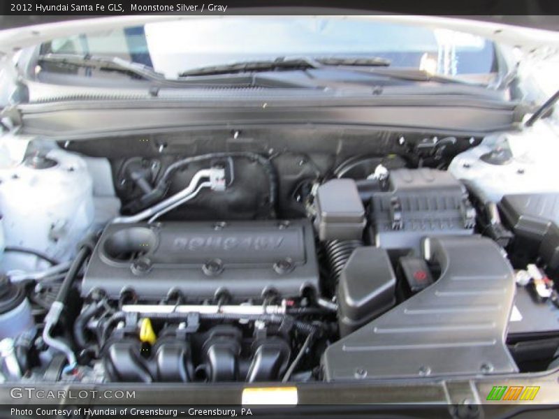 Moonstone Silver / Gray 2012 Hyundai Santa Fe GLS