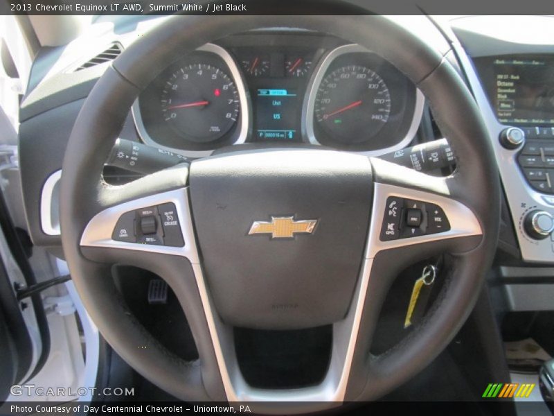 Summit White / Jet Black 2013 Chevrolet Equinox LT AWD