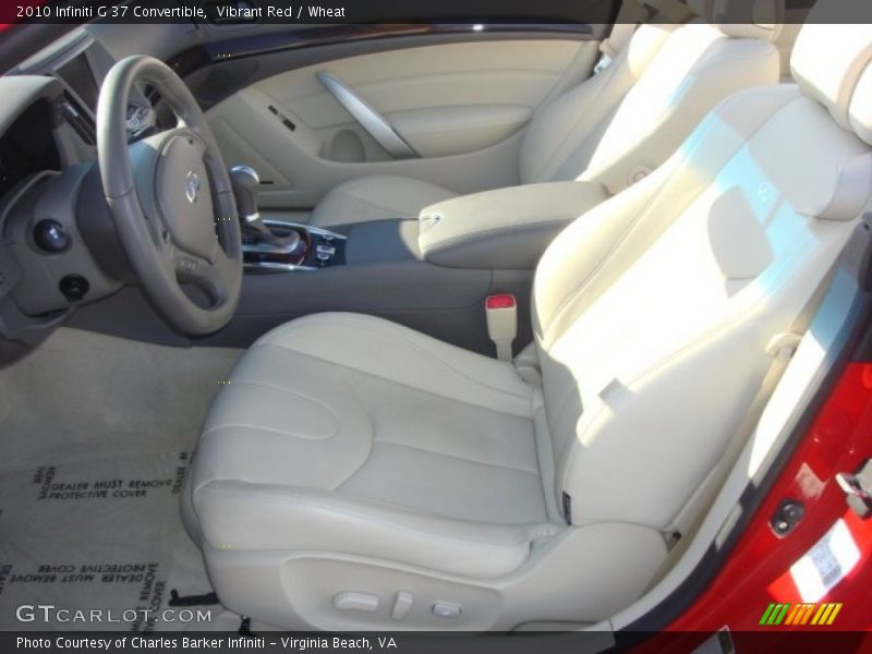 Vibrant Red / Wheat 2010 Infiniti G 37 Convertible