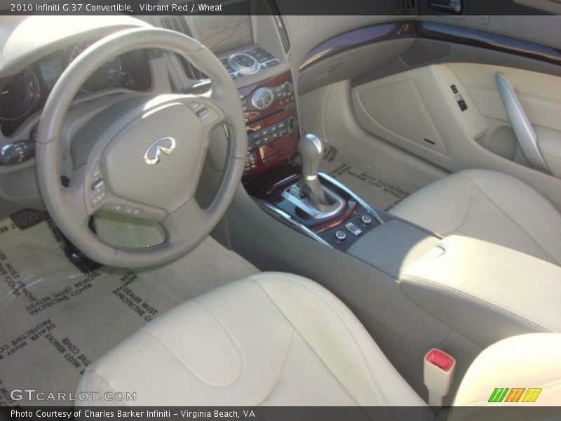 Vibrant Red / Wheat 2010 Infiniti G 37 Convertible