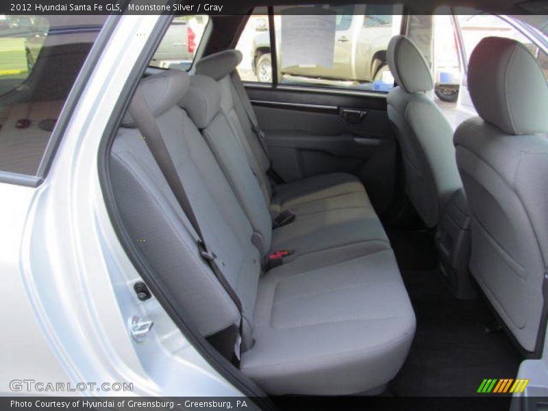 Moonstone Silver / Gray 2012 Hyundai Santa Fe GLS