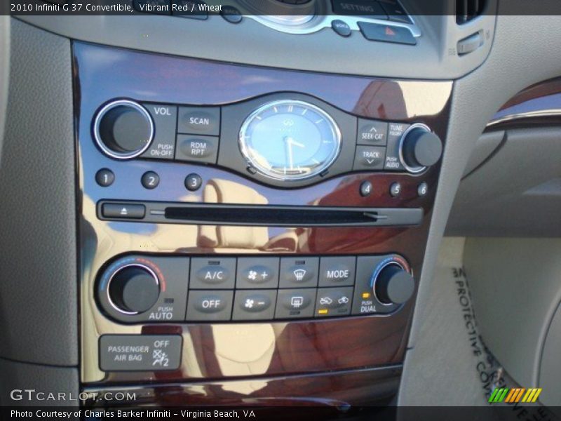 Vibrant Red / Wheat 2010 Infiniti G 37 Convertible