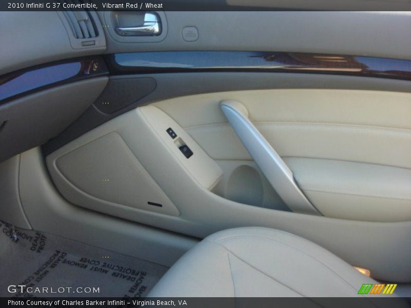 Vibrant Red / Wheat 2010 Infiniti G 37 Convertible
