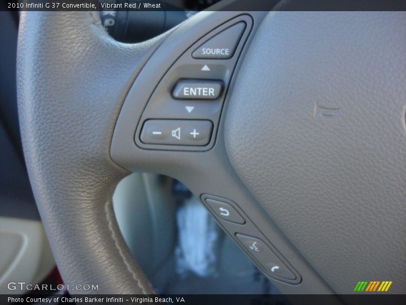 Vibrant Red / Wheat 2010 Infiniti G 37 Convertible