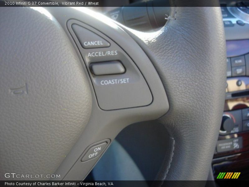 Vibrant Red / Wheat 2010 Infiniti G 37 Convertible