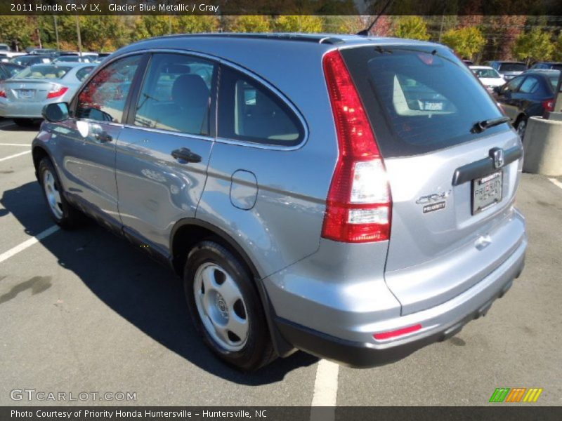 Glacier Blue Metallic / Gray 2011 Honda CR-V LX