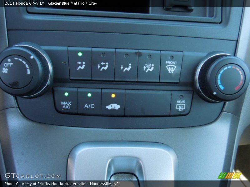 Glacier Blue Metallic / Gray 2011 Honda CR-V LX
