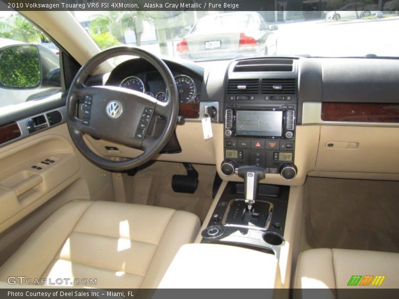 Alaska Gray Metallic / Pure Beige 2010 Volkswagen Touareg VR6 FSI 4XMotion