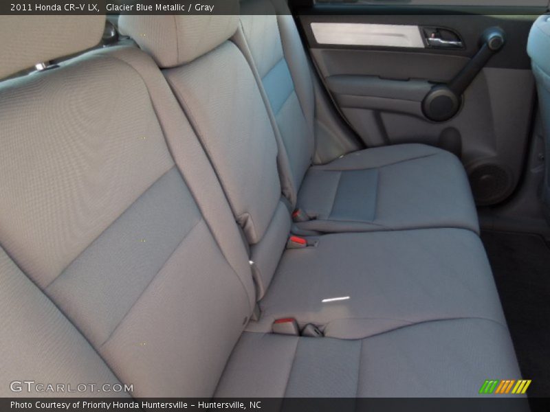 Glacier Blue Metallic / Gray 2011 Honda CR-V LX