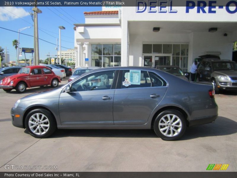 Platinum Grey Metallic / Titan Black 2010 Volkswagen Jetta SE Sedan