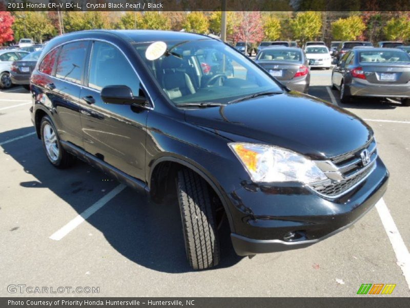 Crystal Black Pearl / Black 2011 Honda CR-V EX-L