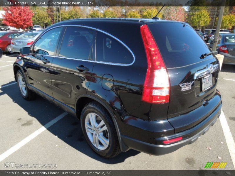 Crystal Black Pearl / Black 2011 Honda CR-V EX-L