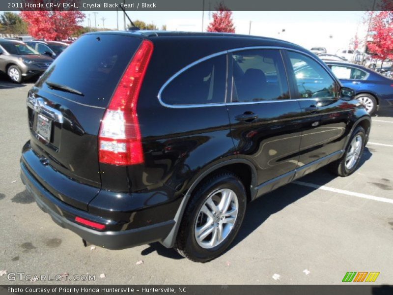 Crystal Black Pearl / Black 2011 Honda CR-V EX-L