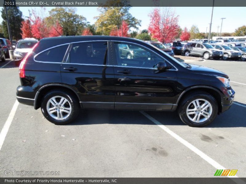 Crystal Black Pearl / Black 2011 Honda CR-V EX-L