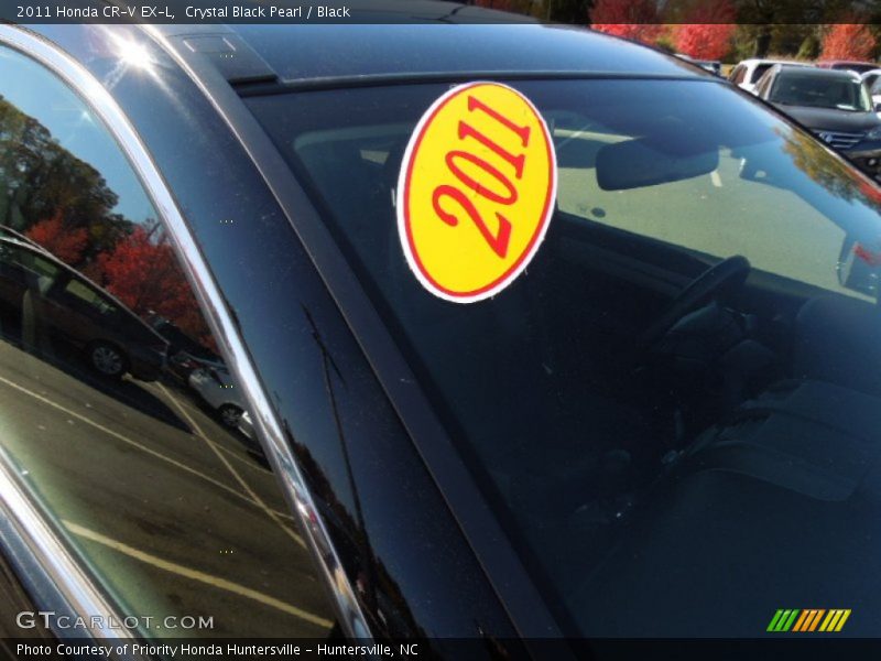 Crystal Black Pearl / Black 2011 Honda CR-V EX-L