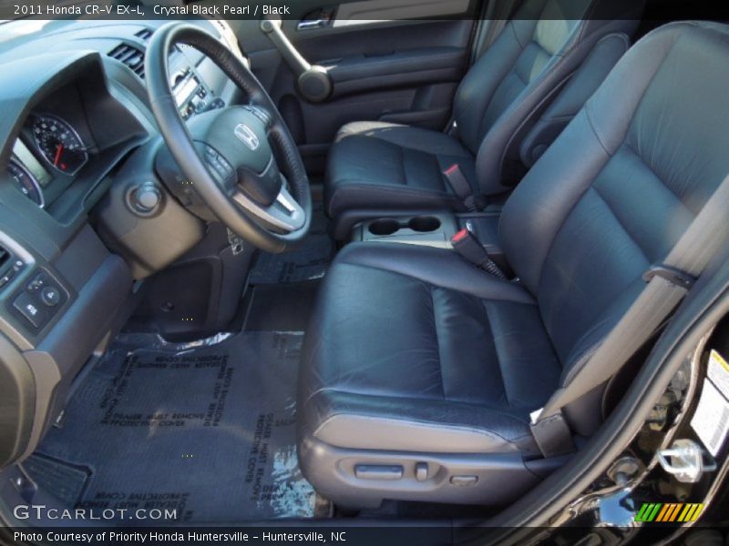 Crystal Black Pearl / Black 2011 Honda CR-V EX-L
