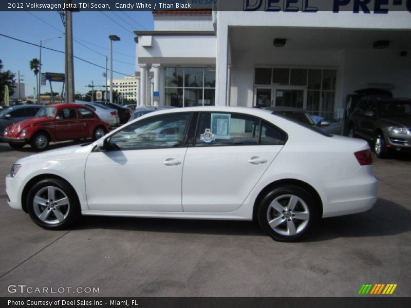 Candy White / Titan Black 2012 Volkswagen Jetta TDI Sedan