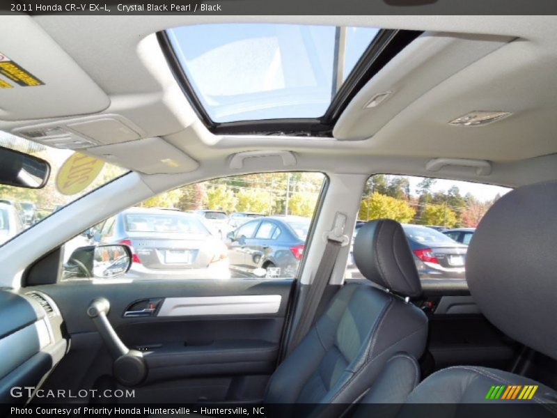 Crystal Black Pearl / Black 2011 Honda CR-V EX-L